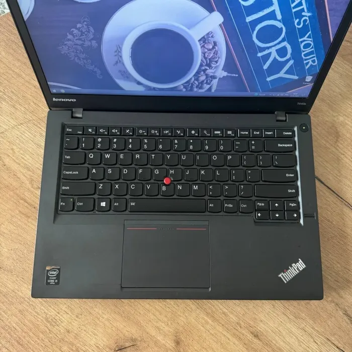 Ультрабук Б-клас Lenovo ThinkPad T440s / 14" (1600x900) TN / Intel Core i5-4300U (2 (4) ядра по 1.9 - 2.9 GHz) / 8 GB DDR3 / 120 GB SSD / Intel HD Graphics 4400 / WebCam б/в - зображення 7