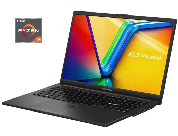 Ультрабук Asus Vivobook Go 15 E1504FA-WB31 / 15.6" (1920x1080) TN / AMD Ryzen 3 7320U (4 (8) ядра по 2.4 - 4.1 GHz) / 8 GB DDR5 / 256 GB SSD / AMD Radeon 610M Graphics / WebCam / Win 11 б/в - зображення 1