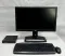 Комплект ПК: HP EliteDesk 800 G1 Desktop Mini USFF / Intel Core i5-4590T (4 ядра по 2.0 - 3.0 GHz) / 8 GB DDR3 / 240 GB SSD / Intel HD Graphics 4600 / Wi-Fi + Монітор Б-клас HP Compaq LA2306x / 23" (1920x1080) TN / VGA, DVI б/в