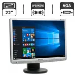 Монітор Samsung SyncMaster 2243WM / 22" (1680x1050) TN / VGA, DVI / Вбудовані колонки 1x 1W / VESA 100x100 б/в