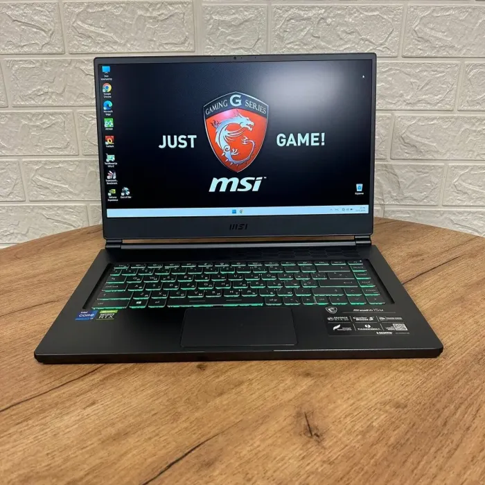 Ігровий ноутбук MSI Stealth 15M A11UEK / 15.6" (1920x1080) IPS / Intel Core i7-11375H (4 (8) ядра по 3.0 - 5.0 GHz) / 16 GB DDR4 / 512 GB SSD NVMe / nVidia GeForce RTX 3060, 6 GB GDDR6, 192-bit / WebCam б/в - зображення 2