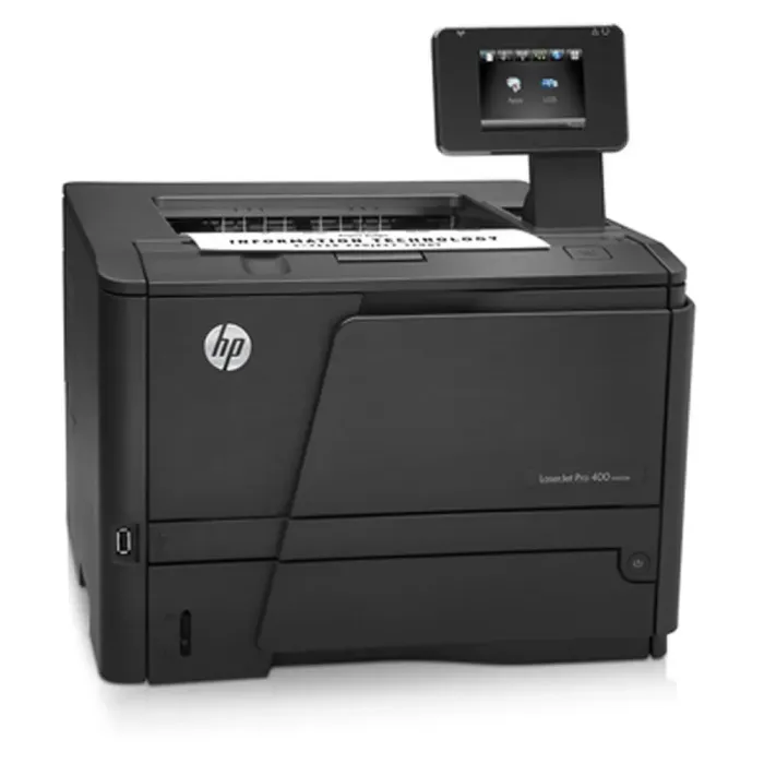 Принтер HP LaserJet Pro 400 M401DN / Лазерний монохромний друк / 1200x1200 dpi / A4 / 33 стор./хв / USB 2.0, Ethernet б/в - зображення 1