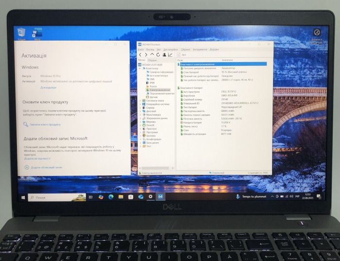 Мобільна робоча станція Б-класу Dell Precision 3551 / 15,6" (1920x1080) IPS / Intel Core i7-10750H (6 (12) ядер по 2,6 - 5,0 ГГц) / 16 ГБ DDR4 / 256 ГБ SSD / nVidia Quadro P620, 4 ГБ GDDR5, 128-біт / Win 10 Pro б/в - зображення 10
