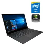 Мобільна робоча станція Lenovo ThinkPad P1 Gen 3 / 15.6" (3840x2160) IPS Touch / Intel Xeon W-10855M (6 (12) ядер по 2.8 - 5.1 GHz) / 32 GB DDR4 / 256 GB SSD + 1000 GB SSD / nVidia Quadro T2000 Max-Q, 4 GB GDDR5, 128-bit / WebCam б/в