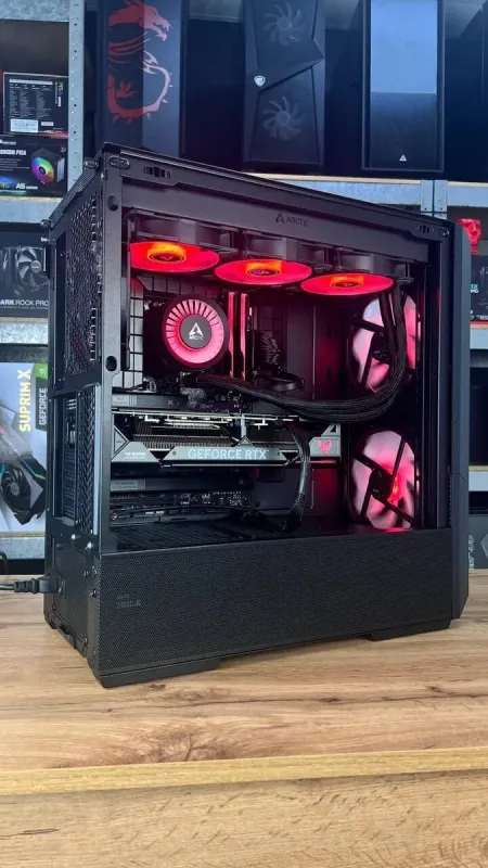 Збірка під замовлення: ігровий Lian Li LanCool 216 RGB Black Tower / Intel Core i5-14600KF (14 (20) ядер по 2.6 - 5.3 GHz) / 32 GB DDR5 / 1000 GB SSD M.2 / nVidia GeForce RTX 4070 Super, 12 GB GDDR6X, 192-bit / 850W - зображення 8
