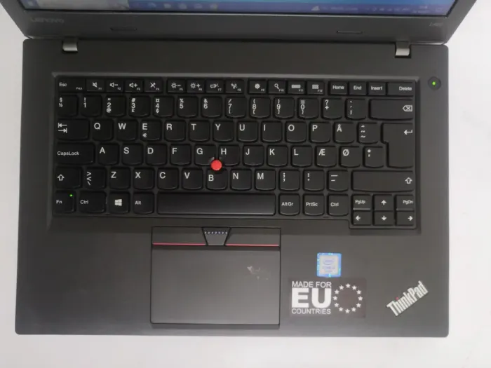 Ноутбук Б-клас Lenovo ThinkPad L460 / 14" (1366x768) TN / Intel Core i5-6200U (2 (4) ядра по 2.3 - 2.8 GHz) / 8 GB DDR3 / 240 GB SSD / Intel HD Graphics 520 / WebCam / Windows 10 Pro б/в - зображення 3