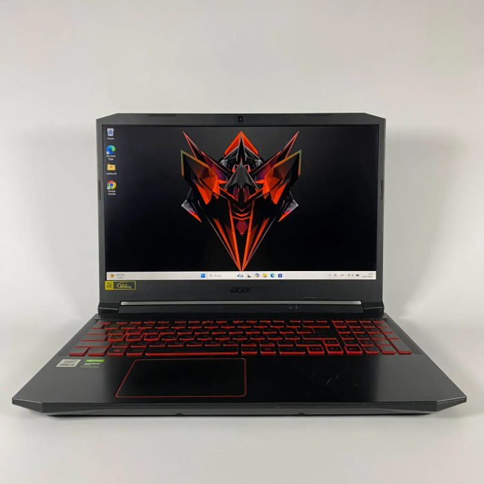 Ігровий ноутбук Б-класу Acer Nitro AN515-55 / 15.6" (1920x1080) IPS / Intel Core i5-10300H (4 (8) ядра по 2,5 - 4,5 ГГц) / 16 ГБ DDR4 / 512 ГБ SSD / nVidia GeForce GTX 1650, 4 ГБ GDDR6, 128-bit / WebCam / HDMI б/в - изображение 2