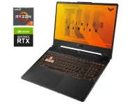Ігровий ноутбук Asus TUF Gaming FA506IV / 15.6" (1920x1080) IPS / AMD Ryzen 7 4800H (8 (16) ядер по 2.9 - 4.2 GHz) / 16 GB DDR4 / 512 GB SSD NVMe / nVidia GeForce RTX 2060, 6 GB GDDR6, 192-bit / WebCam б/в