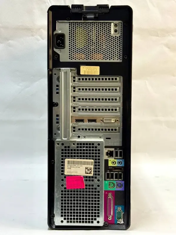 Комп'ютер Dell Precision T3500 Tower / Intel Xeon W3530 (4 (8) ядер по 2.8 - 3.06 GHz) / 12 GB DDR3 / 120 GB SSD + 500 GB HDD / nVidia Quadro FX 1800, 768 MB GDDR3, 192-bit / DVD-ROM / 525W б/в - зображення 7