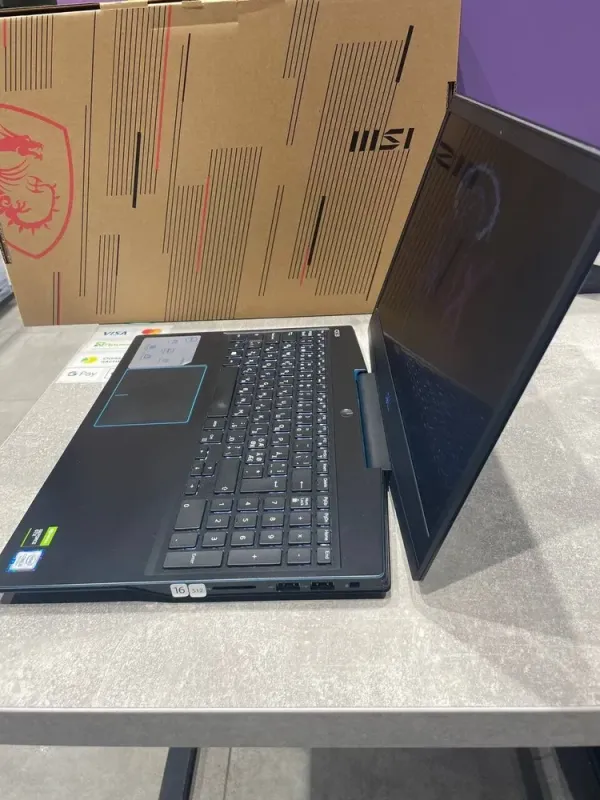 Ігровий ноутбук Dell G3 3590 / 15.6" (1920x1080) IPS / Intel Core i5-9300H (4 (8) ядра по 2.4 - 4.1 GHz) / 16 GB DDR4 / 512 GB SSD M.2 / nVidia GeForce GTX 1660 Ti Max-Q, 6 GB GDDR6, 192-bit / WebCam б/в - зображення 4