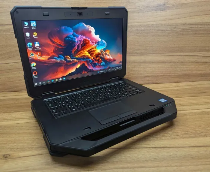 Захищений ноутбук Dell Latitude 14 Rugged 5414 / 14" (1920x1080) IPS / Intel Core i5-6300U (2 (4) ядра по 2.4 - 3.0 GHz) / 16 GB DDR4 / 512 GB SSD / Intel HD Graphics 520 / WebCam / VGA / Windows 10 б/в - зображення 4