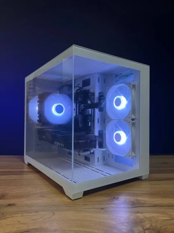 Збірка під замовлення: ігровий ПК Gamdias Aura GC10M ARGB White Tower / AMD Ryzen 5 5600 (6 (12) ядер по 3.5 - 4.4 GHz) / 16 GB DDR4 / 1000 GB SSD M.2 / nVidia GeForce RTX 3070, 8 GB GDDR6, 256-bit / 650W б/в - зображення 3