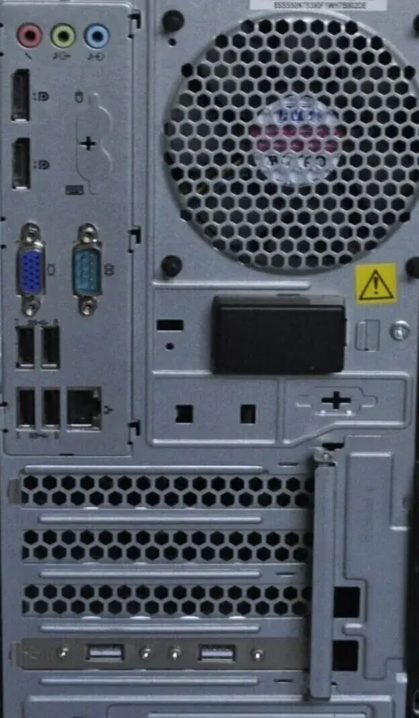 Комп'ютер Lenovo ThinkCentre M910T Tower / Intel Core i5-7500 (4 ядра по 3.4 - 3.8 GHz) / 16 GB DDR4 / 500 GB SSD / Intel HD Graphics 630 / Wi-Fi / DVD-ROM / Windows 11 Pro б/в - зображення 8