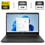 Ноутбук HP 240 G8 / 14" (1920x1080) IPS / Intel Core i7-1065G7 (4 (8) ядра по 1.3 - 3.9 GHz) / 8 GB DDR4 / 256 GB SSD / Intel Iris Plus Graphics / WebCam б/в