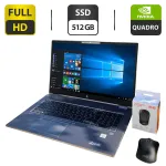 Мобільна робоча станція HP ZBook Fury 17 G7 / 17,3" (1920x1080) IPS / Intel Core i7-10850H (6 (12) ядер по 2,7 - 5,1 ГГц) / 32 ГБ DDR4 / 512 ГБ SSD M.2 / nVidia Quadro RTX 3000, 6 ГБ GDDR6, 192-біт / Веб-камера / Windows 10 Pro б/в