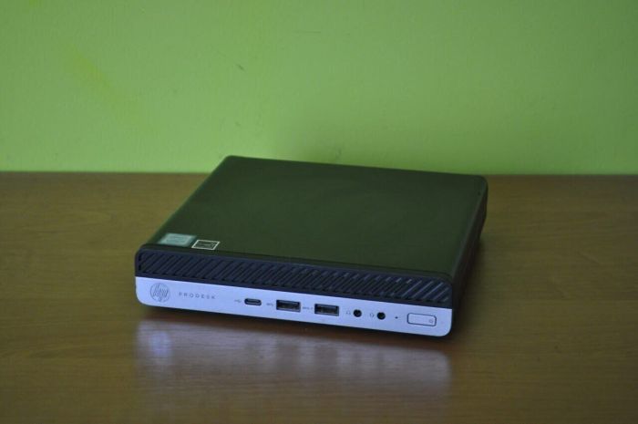 Неттоп HP ProDesk 600 G4 Desktop Mini USFF / Intel Core i3-8100T (4 ядра по 3.1 GHz) / 12 GB DDR4 / 256 GB SSD M.2 / Intel UHD Graphics 630 / Windows 11 Pro б/в - зображення 6