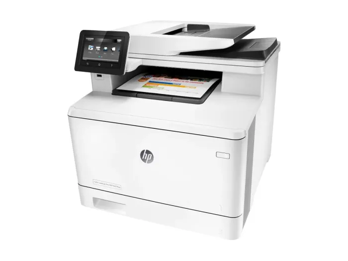 БФП HP Color LaserJet Pro M477fnw / Лазерний кольоровий друк / 600x600 dpi / A4 / 27 стор/хв / Ethernet, USB 2.0 / WiFi б/в - зображення 1