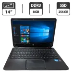 Ноутбук Б-клас HP Envy ProtectSmart 4-1011ed / 14" (1366x768) TN / Intel Core i3-2367M (2 (4) ядра по 1.4 GHz) / 8 GB DDR3 / 256 GB SSD / Intel HD Graphics 3000 / WebCam б/в