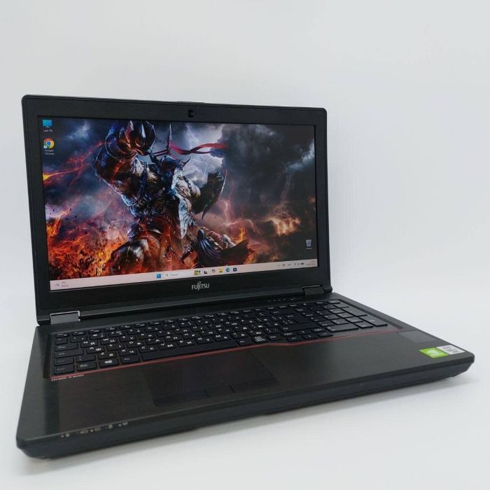 Мобільна робоча станція Fujitsu Celsius H7510 / 15,6" (1920x1080) IPS / Intel Core i7-10850H (6 (12) ядер по 2,7 - 5,1 ГГц) / 32 ГБ DDR4 / 512 ГБ SSD / nVidia Quadro T1000, 4 ГБ GDDR6, 128-біт / WebCam / HDMI б/в - изображение 2