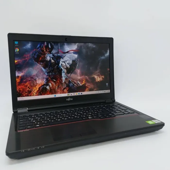 Мобільна робоча станція Fujitsu Celsius H7510 / 15,6" (1920x1080) IPS / Intel Core i7-10850H (6 (12) ядер по 2,7 - 5,1 ГГц) / 32 ГБ DDR4 / 512 ГБ SSD / nVidia Quadro T1000, 4 ГБ GDDR6, 128-біт / WebCam / HDMI б/в - зображення 2