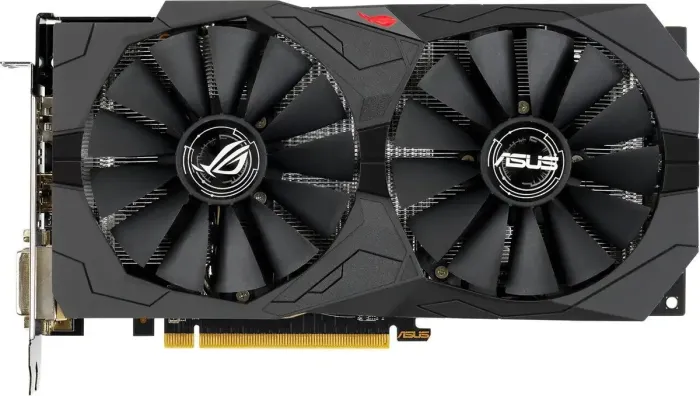 Дискретна відеокарта AMD Asus Radeon RX 580 (2048sp) Strix, 8 GB GDDR5, 256-bit / DVI, HDMI б/в - зображення 1