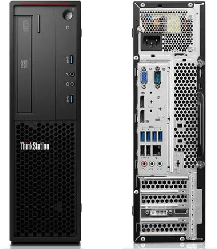 Робоча станція Lenovo ThinkStation P320 SFF / Intel Xeon E3-1245 v6 (аналог i7-7700) (4 (8) ядра по 3.7 - 4.1 GHz) / 32 GB DDR4 / 128 GB SSD / nVidia Quadro P600, 2 GB GDDR5, 128-bit / DVD-ROM б/в - зображення 4