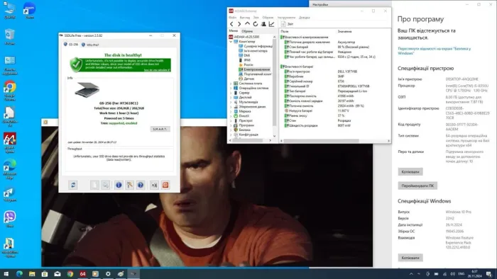 Ноутбук Dell Latitude 3390 2-in-1 / 13.3" (1920x1080) IPS Touch / Intel Core i5-8350U (4 (8) ядра по 1.7 - 3.6 GHz) / 8 GB DDR4 / 256 GB SSD / Intel UHD Graphics 620 / WebCam б/в - зображення 10