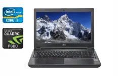Мобільна робоча станція Fujitsu Celsius H780 / 15.6" (1920x1080) IPS / Intel Core i7-8750H (6 (12) ядер по 2.2 - 4.1 GHz) / 32 GB DDR4 / 512 GB SSD / nVidia Quadro P600, 4 GB GDDR5, 128-bit / WebCam / 4G / Windows 10 б/в