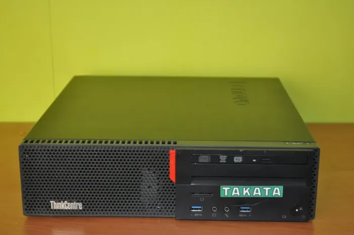 Комп'ютер Lenovo ThinkCentre M700 SFF / Intel Core i5-6400 (4 ядра по 2.7 - 3.3 GHz) / 8 GB DDR4 / 250 GB HDD / Intel HD Graphics 530 / DVD-ROM / Без OC б/в - зображення 3