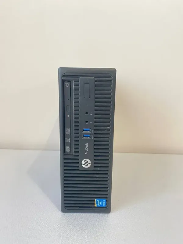 Комп'ютер HP ProDesk 400 G2.5 SFF / Intel Core i5-4590S (4 ядра по 3.0 - 3.7 GHz) / 8 GB DDR3 / 500 GB HDD / Intel HD Graphics 4600 / DVD-ROM б/в - зображення 2