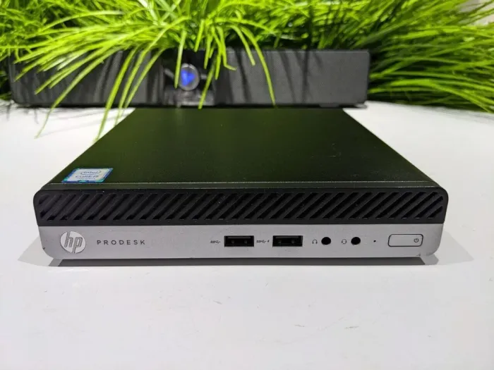 Неттоп HP ProDesk 400 G3 Mini USFF / Intel Core i5-7400T (4 ядра по 2.4 - 3.0 GHz) / 8 GB DDR4 / 120 GB SSD / Intel HD Graphics 510 / USB 3.1 / DisplayPort б/в - зображення 5
