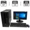 Комплект ПК: комп'ютер HP EliteDesk 800 G1 Tower / Intel Core i3-4130 (2 (4) ядра по 3.4 GHz) / 8 GB DDR3 / 500 GB HDD / Intel HD Graphics 4400 / DVD-ROM + Монітор Samsung SyncMaster E1920 / 19" (1366x768) TN / VGA б/в