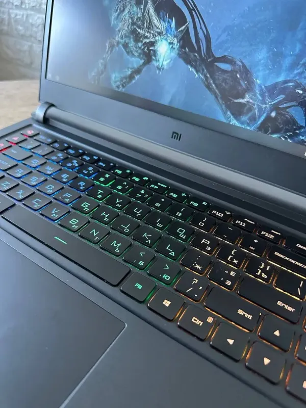 Ігровий ноутбук Xiaomi Mi Gaming / 15.6" (1920x1080) IPS / Intel Core i7-9750H (6 (12) ядер по 2.6 - 4.5 GHz) / 16 GB DDR4 / 1000 GB SSD / nVidia GeForce RTX 2060, 6 GB GDDR6, 192-bit / WebCam б/в - зображення 7