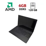 Ноутбук Toshiba C50 / 15.6" (1366x768) TN / AMD E1-2100 (2 ядра по 1.0 GHz) / 6 GB DDR3 / 120 GB SSD / AMD Radeon HD 8330 Graphics / WebCam б/в