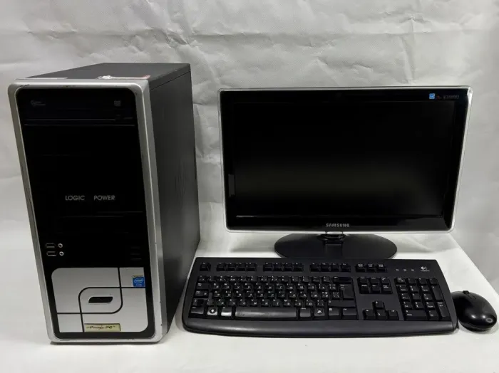 Комплект ПК: LogicPower DQ67EP Tower / Intel Core i5-2500S (4 ядра по 2.7 - 3.7 GHz) / 8 GB DDR3 / 256 GB SSD + 160 GB HDD / Intel HD Graphics 2000 + Монітор Samsung SyncMaster P2070 / 20" (1600x900) TN + Кабелі, клавіатура, мишка б/в - зображення 3