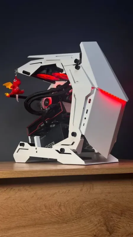 Збірка під замовлення: ігровий ПК Jonsbo MOD-3 Mini Gray Tower / AMD Ryzen 5 7500F (6 (12) ядер по 3.7 - 5.0 GHz) / 32 GB DDR5 / 2000 GB SSD M.2 / AMD Radeon RX 6800 XT, 16 GB GDDR6, 256-bit / 750W б/в - зображення 4