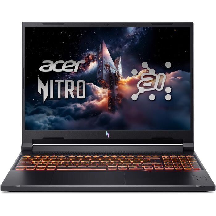 Ігровий ноутбук Acer Nitro 16 AN16-42-R6U0 / 16" (1920x1200) IPS / AMD Ryzen 7 8845HS (8 (16) ядер по 3,8 - 5,1 ГГц) / 16 ГБ DDR5 / 240 ГБ SSD / nVidia GeForce RTX 4060, 8 ГБ GDDR6, 128-біт / Веб-камера б/в - зображення 2