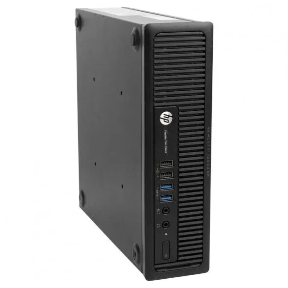 Комп'ютер HP T820 Flexible USFF / Intel Core i5-4440 (4 ядра по 3.1 - 3.3 GHz) / 4 GB DDR3 / 16 GB SSD M.2 + 250 GB HDD / Intel HD Graphics 4600 б/в - зображення 2