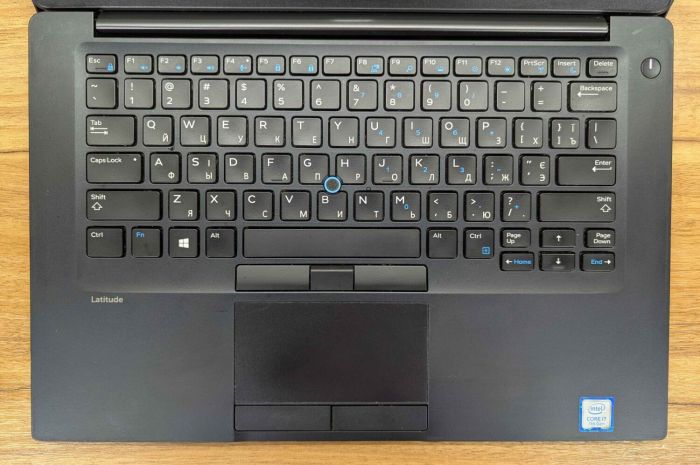 Ультрабук Б-клас Dell Latitude 7480 / 14" (1920x1080) IPS / Intel Core i7-7600U (2 (4) ядра по 2.8 - 3.9 GHz) / 8 GB DDR4 / 256 GB SSD / Intel HD Graphics 620 / HDMI / Windows 10 б/в - зображення 3