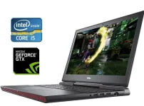 Ігровий ноутбук Б-клас Dell Inspiron 15 Gaming 7567 / 15.6" (1920x1080) IPS / Intel Core i5-7300HQ (4 ядра по 2.5 - 3.5 GHz) / 16 GB DDR4 / 128 GB SSD + 750 GB HDD / nVidia GeForce GTX 1050 Ti, 4 GB GDDR5, 128-bit / WebCam б/в