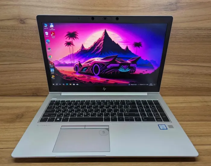 Ультрабук HP EliteBook 850 G5 / 15.6" (1920x1080) IPS / Intel Core i7-7600U (2 (4) ядра по 2.8 - 3.9 GHz) / 16 GB DDR4 / 512 GB SSD / Intel HD Graphics 620 / WebCam / TouchID / Windows 10 б/в - зображення 2