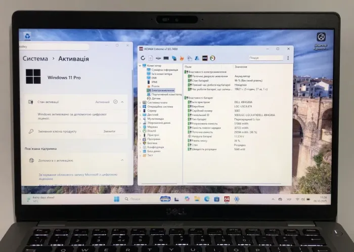 Ультрабук Б-клас Dell Latitude 5411 / 14" (1366x768) TN / Intel Core i5-10400H (4 (8) ядра по 2.6 - 4.6 GHz) / 8 GB DDR4 / 256 GB SSD / Intel UHD Graphics / WebCam / Win 11 Pro б/в - зображення 11