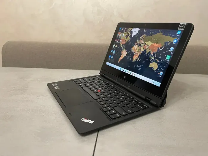 Нетбук-трансформер Lenovo ThinkPad Helix 36984SU / 11.6" (1920x1080) IPS Touch / Intel Core i7-3667U (2 (4) ядра по 2.0 - 3.2 GHz) / 8 GB DDR3 / 256 GB SSD / Intel HD Graphics 4000 / WebCam / miniDP / Дві АКБ б/в - зображення 4