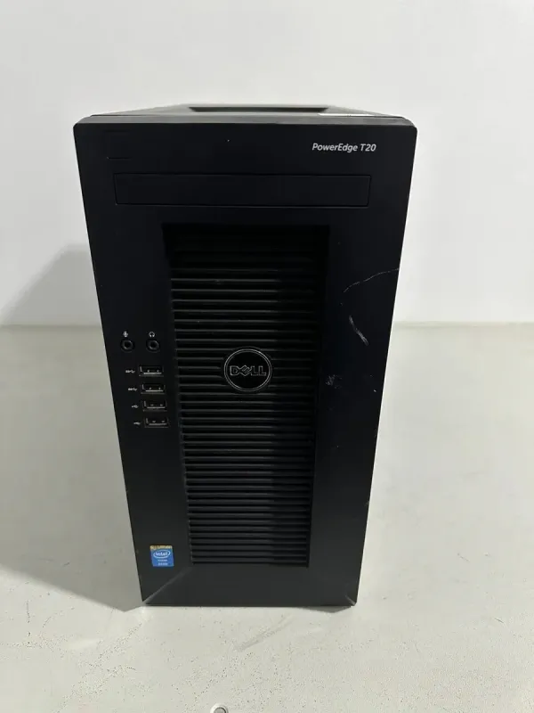 Робоча станція Dell PowerEdge T20 Tower / Intel Xeon E3-1225 v3 (4 ядра по 3.2 - 3.6 GHz) / 8 GB DDR3 / 240 GB SSD / Intel HD Graphics / VGA б/в - зображення 2