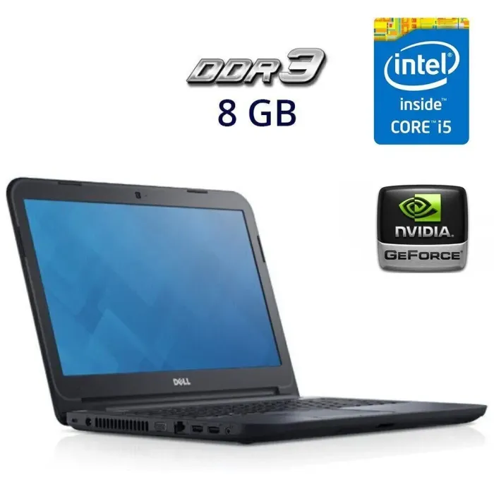 Ноутбук Б-клас Dell Latitude 3440 / 14" (1366x768) TN / Intel Core i5-4210U (2 (4) ядра по 1.7 - 2.7 GHz) / 8 GB DDR3 / 240 GB SSD / nVidia GeForce GT 740M, 2 GB DDR3, 64-bit / WebCam / DVD-RW б/в - зображення 1