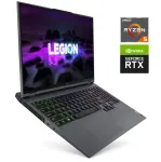 Ігровий ноутбук Lenovo Legion 5 15ACH6H / 15,6" (1920x1080) IPS / AMD Ryzen 5 5600H (6 (12) ядер по 3,3 - 4,2 ГГц) / 16 ГБ DDR4 / 512 ГБ SSD M.2 / nVidia GeForce RTX 3060, 6 ГБ GDDR6, 192-біт / Веб-камера / Win 11 Home б/в