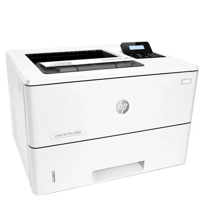 Принтер HP LaserJet Pro M501dn / лазерний монохромний друк / 600x600 dpi / A4 / 45 стор / хв / USB, Ethernet / Дуплекс б/в - зображення 1