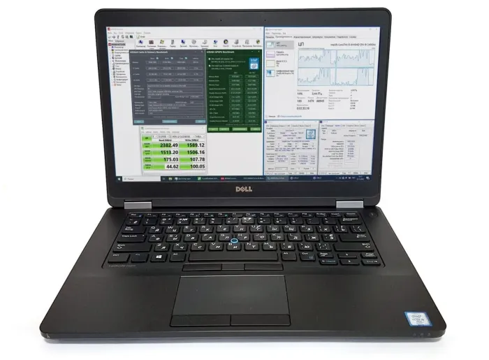 Ультрабук Б-клас Dell Latitude E5470 / 14" (1920x1080) TN / Intel Core i5-6440HQ (4 ядра по 2.6 - 3.5 GHz) / 16 GB DDR4 / 256 GB SSD M.2 / Intel HD Graphics 530 / WebCam / Win 10 Pro б/в - зображення 2