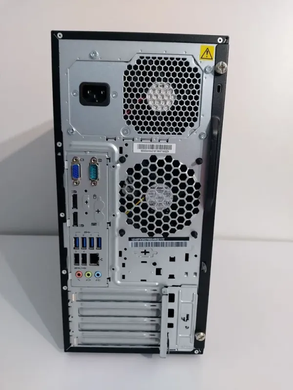 Комплект: Lenovo ThinkCentre M800 Tower / Intel Core i3-6100 (2 (4) ядра по 3.7 GHz) / 16 GB DDR4 / 256 GB SSD / Intel HD Graphics 530 / 350W / DVD-ROM + Монітор LG 24MB37PM-B / 24" (1920x1080) IPS б/в - зображення 5