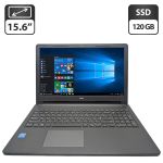 Ноутбук Dell Inspiron 15-3552 / 15.6" (1366x768) TN / Intel Pentium N3710 (4 ядра по 1.6 - 2.56 GHz) / 8 GB DDR3 / 120 GB SSD / Intel HD Graphics / WebCam / DVD-ROM б/в